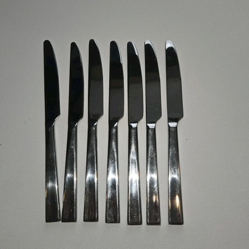 J.A. Henckels International Stainless Flatware Lot‎ Modern Square Handle China